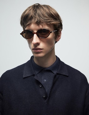 Suéter Sfera cuello polo para hombre
