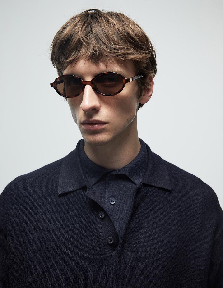 Suéter cuello polo para hombre 7